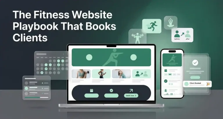Fitness Trainer Website Design: The Playbook That Books Qualified Clients