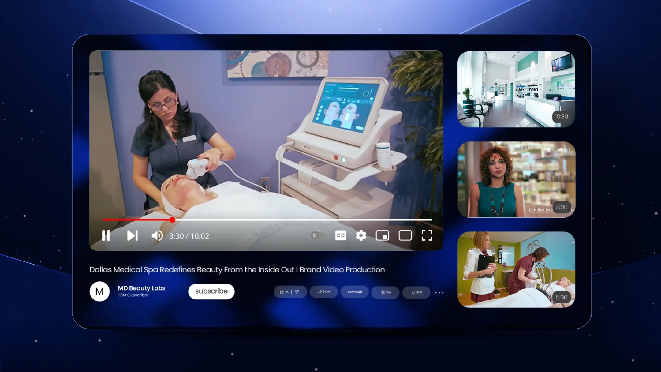 Med spa brand film case study