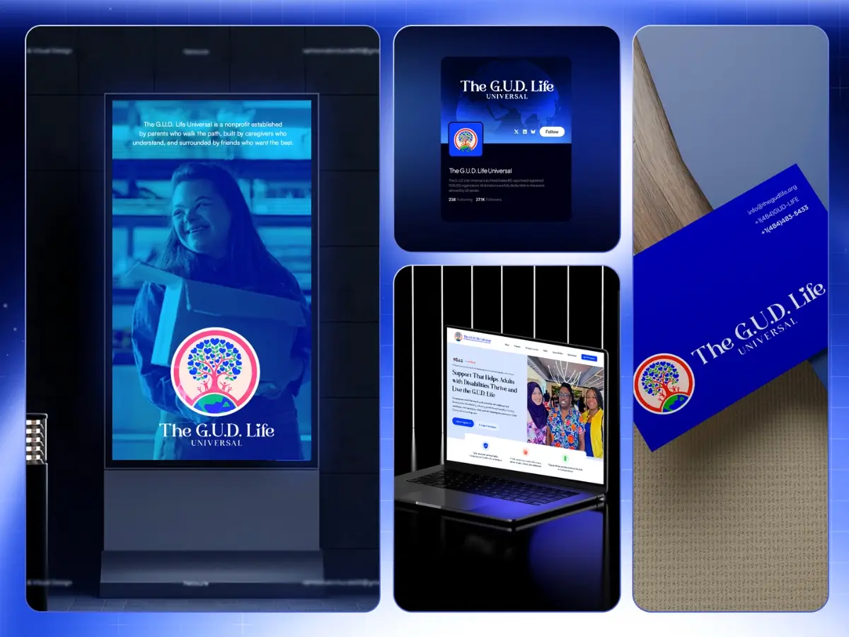 Nonprofit Rebrand Turns a Missing Website Into a Donor Magnet 2 The G.U.D. Life Universal new website design